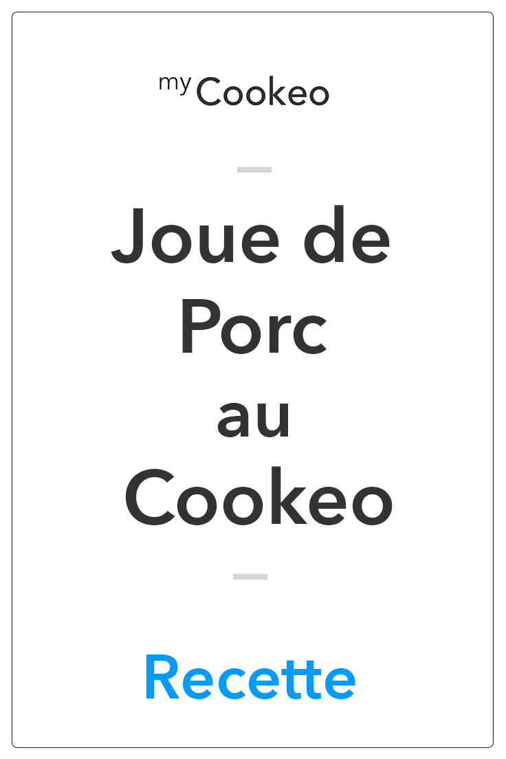 Jarret De Porc à La Bière Cookeo Joue de Porc au Cookeo | La Meilleure Recette